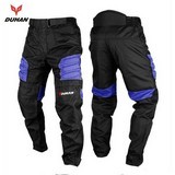 Men Oxford Cloth Motocycle Trousers Motocross Windproof Sports Pants Knee Protector Guards